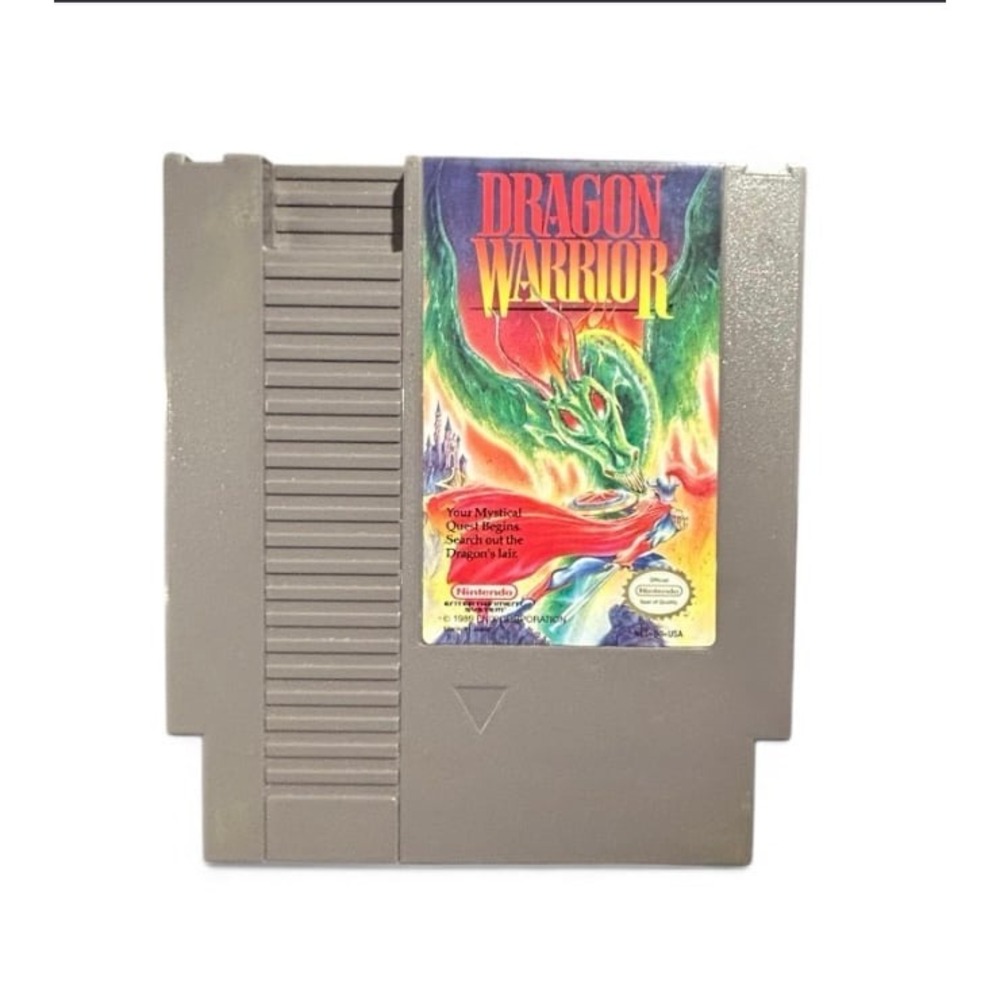 Vintage 1985 Dragon Warrior Nintendo NES Video Game‎ Cartridge